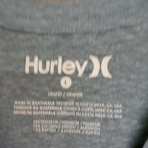 Hurley Graphic TB Transition Crew Neck Short Sleeve Sz L T-shirt - Picture 6 of 10